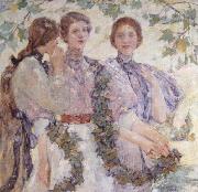 George Robert Lewis Trio oil painting